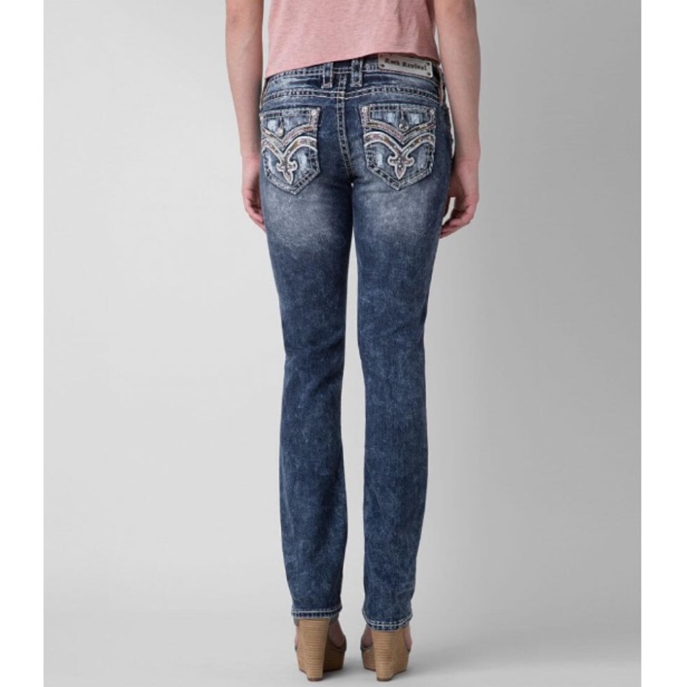 Klandi Straight Stretch Rock Revival Jeans👖